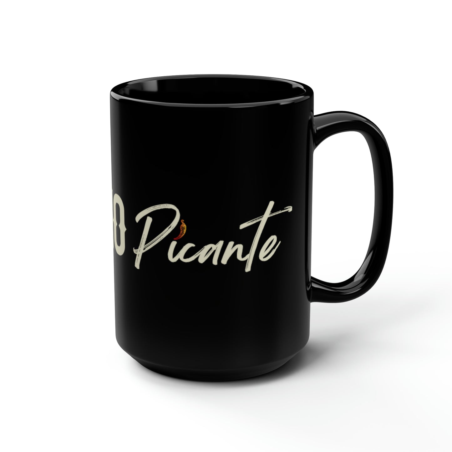 Black Mug, 15oz, Logo 2