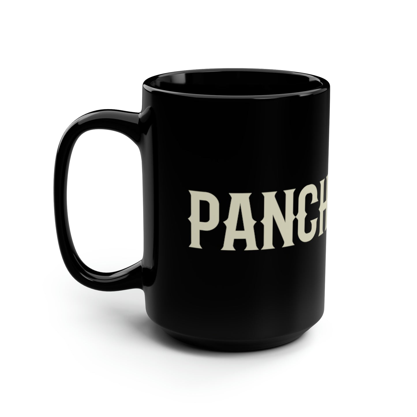 Black Mug, 15oz, Logo 2