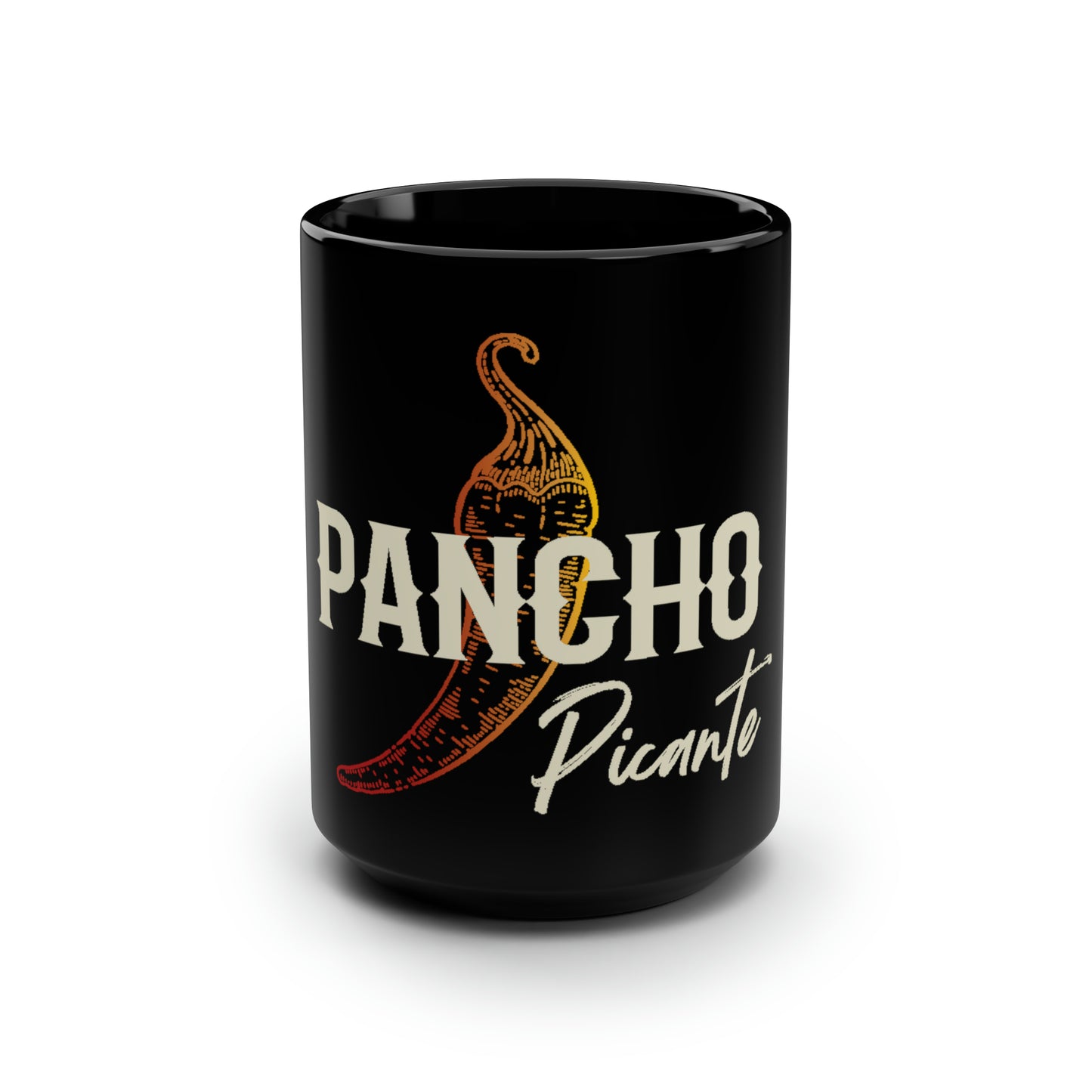 Black Mug, 15oz, Logo