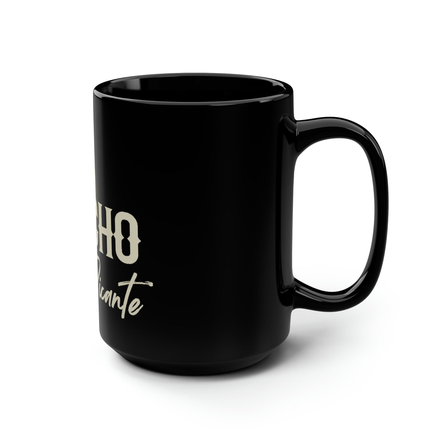 Black Mug, 15oz, Logo