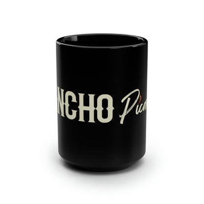 Black Mug, 15oz, Logo 2