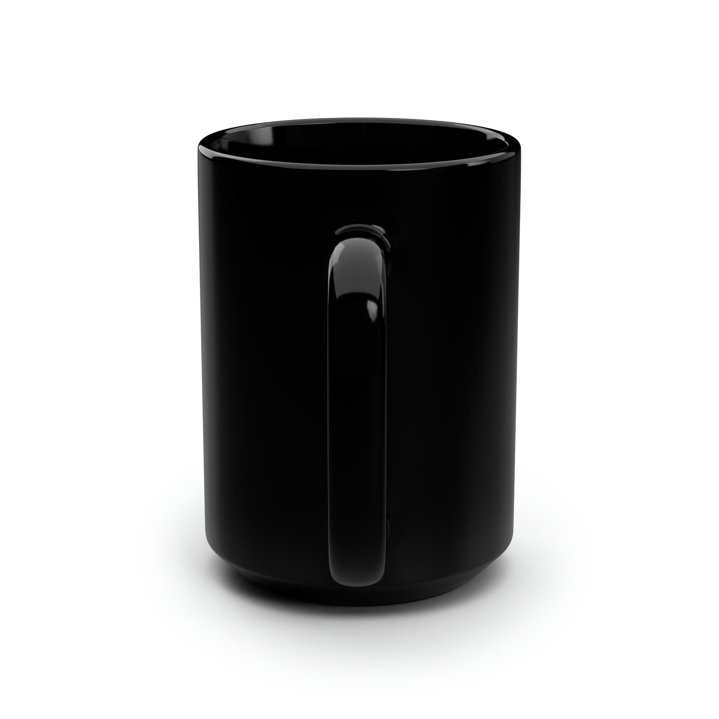 Black Mug, 15oz, Logo