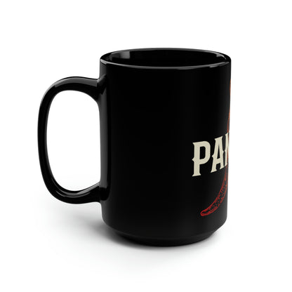 Black Mug, 15oz, Logo